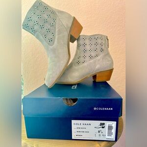Cole Haan Jayne Bootie Ironstone Suede